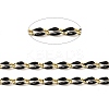 Brass Enamel Curb Chains CHC-C003-13G-03-2
