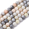 Ombre Effect Dyed Glass Beads Strands X-GLAA-T031-01O-03-1