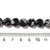 Natural Snowflake Obsidian Beads Strands X-G-R190-10mm-51-5