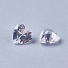 Cubic Zirconia Pointed Back Cabochons ZIRC-WH0001-C09-2