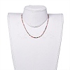 Faceted Glass Beaded Necklaces X-NJEW-JN02553-04-5