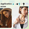 DIY Synthetic Turquoise Round & Cross Bracelets Making Kits DIY-NB0012-31-6