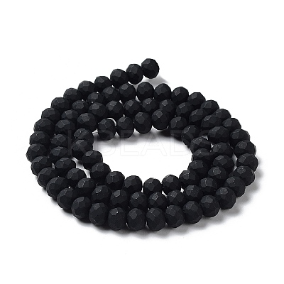 Glass Beads Strands EGLA-A034-P8mm-MD18-1