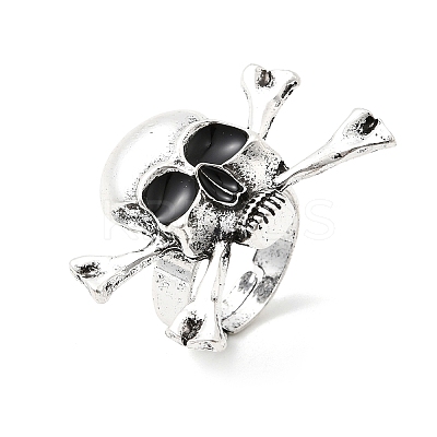 Halloween Adjustable Alloy Finger Rings RJEW-C147-01A-AS-1