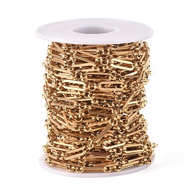 Ion Plating(IP) 304 Stainless Steel Figaro Chains CHS-L022-04G-1
