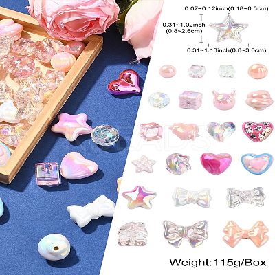 UV Plated Acrylic Bead FIND-CJC0010-90A-1