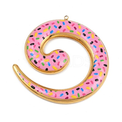 Printed 304 Stainless Steel Pendants STAS-I352-24G-03-1