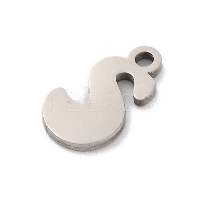 Non-Tarnish 201 Stainless Steel Charms STAS-U016-01P-S-1