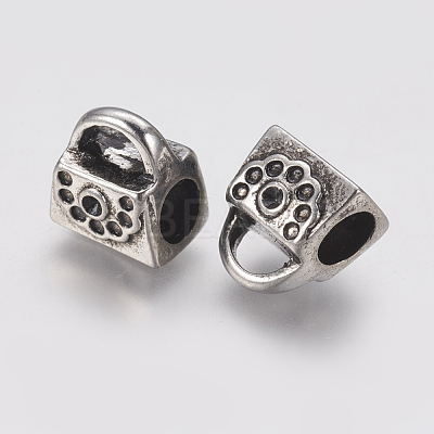 Ion Plating(IP) 304 Stainless Steel European Beads Rhinestone Settings STAS-J022-001AS-1