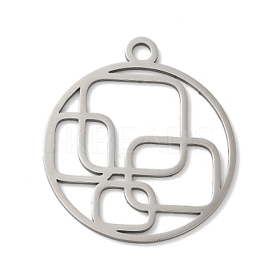 201 Stainless Steel Pendants STAS-S155-06P-1