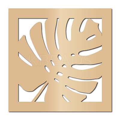 Laser Cut Unfinished Basswood Wall Decoration WOOD-WH0113-140-1