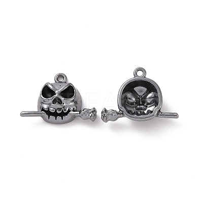 Rack Plating Alloy Enamel Pendants LS-FIND-I037-12B-1