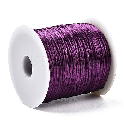 Nylon Satin Rattail Cords NWIR-R025-1.0mm-1904-1