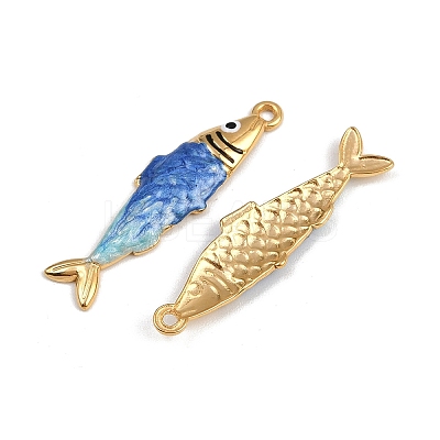 304 Stainless Steel Enamel Pendants STAS-P410-40D-04-1