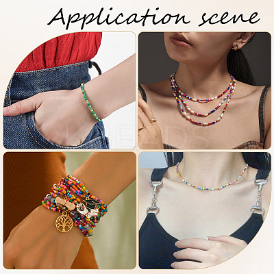 4800Pcs 24 Colors Opaque Acrylic Beads MACR-PA0001-62A-1