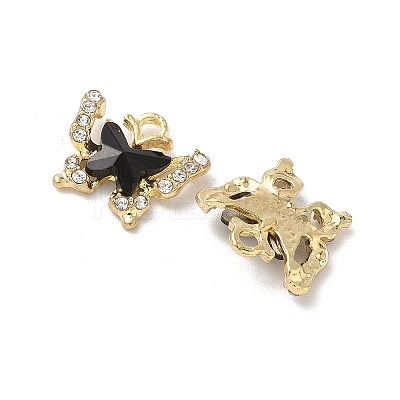 Alloy Rhinestone Pendants FIND-C074-23KCG-1