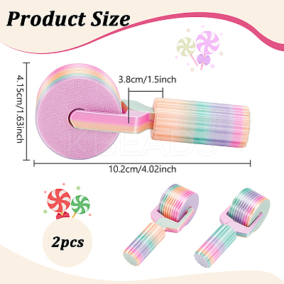 Plastic Roller Brush AJEW-WH0886-56A-1