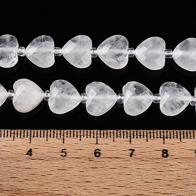 Natural Quartz Crystal Beads Strands G-P570-E21-01-1