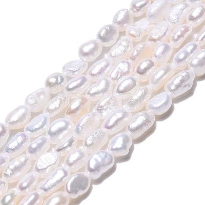 Natural Cultured Freshwater Pearl Beads Strands PEAR-N014-03F-01-1