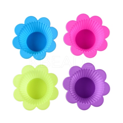 Flower Cake DIY Food Grade Silicone Mold DIY-K075-03-1
