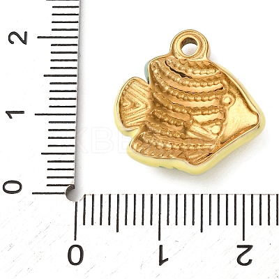 304 Stainless Steel Pendants STAS-Z168-01G-17-1