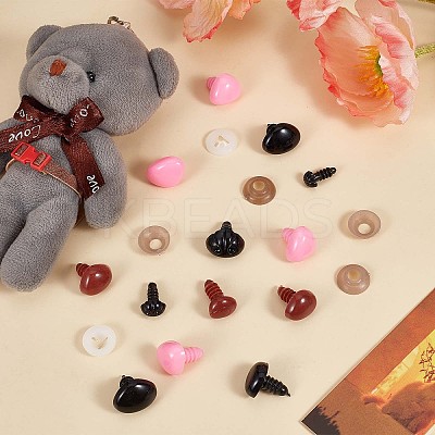 12 Styles Plastic Dog Safety Craft Noses FIND-GF0004-64-1