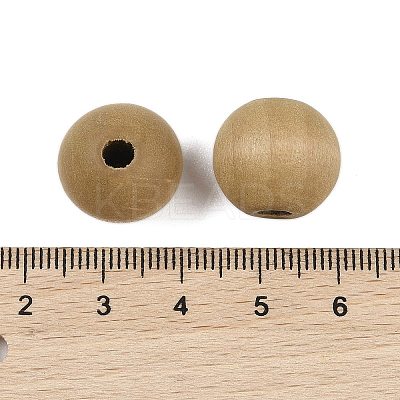 Wood European Beads WOOD-M014-01F-1