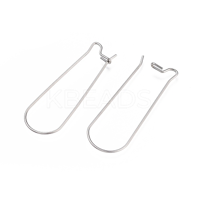 Tarnish Resistant 304 Stainless Steel Hoop Earring Finding X-STAS-E464-05P-1