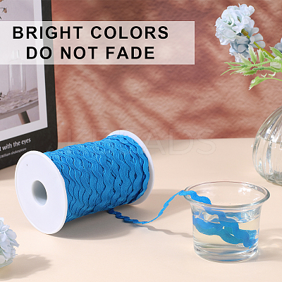 2 trands Polyester Wave Bending Fringe Trim OCOR-GF0003-02B-1