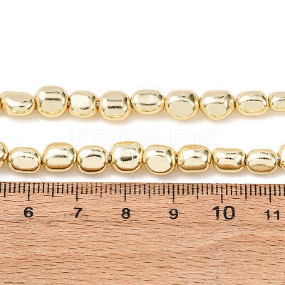 Electroplate Non-magnetic Synthetic Hematite Beads Strands G-L485-17A-G-1