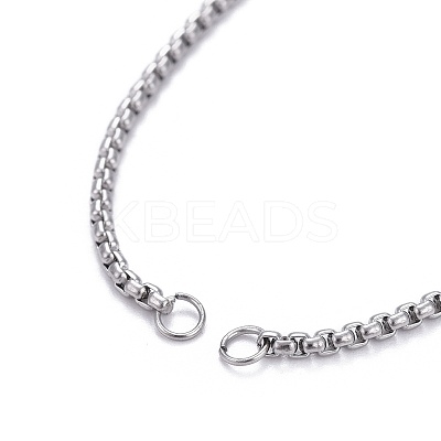 Tarnish Resistant 304 Stainless Steel Slider Bracelet/Bolo Bracelets Making X-MAK-L024-01P-1