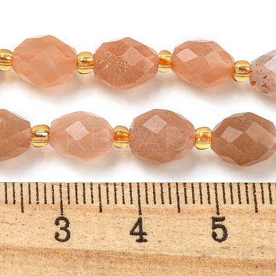Natural Sunstone Beads Strands G-N342-59-1