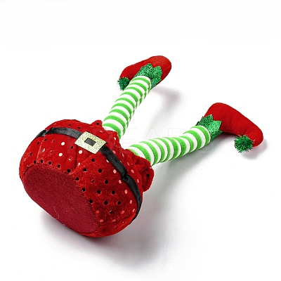 Christmas Cloth Elf Leg Ornaments LS-DJEW-M007-02B-1