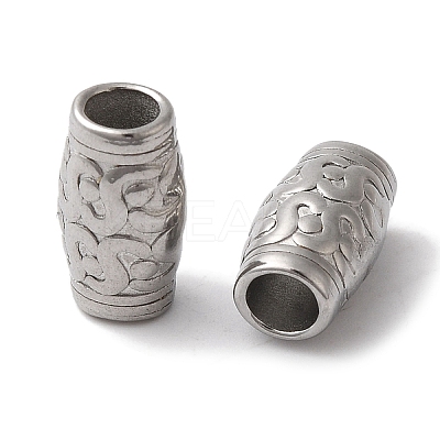 Non-Tarnish 304 Stainless Steel European Beads STAS-I305-195P-1