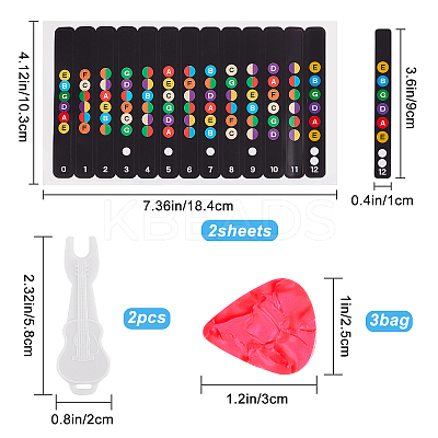 Plastic Guitar Pick AJEW-GF0005-83-1