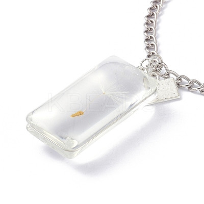 Dandelion Seed Wish Necklace for Teen Girl Women Gift LS-NJEW-Z014-01P-1