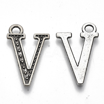 Tibetan Style Alloy Pendants TIBE-S320-161AS-LF-1
