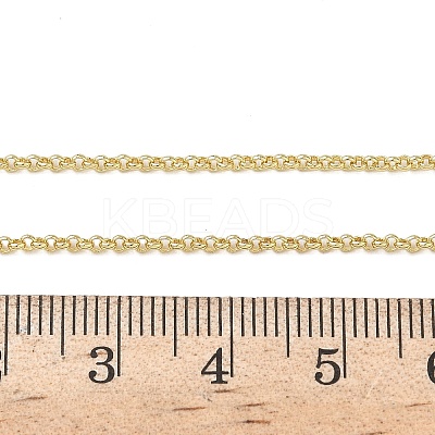 1.5MM Brass Rolo Chain Necklaces LS-NJEW-P339-06G-1