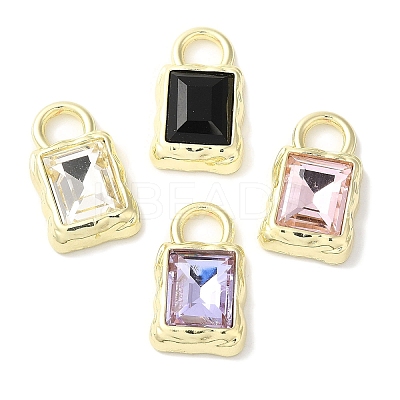 Lock Rack Plating Alloy Pendants FIND-I039-26G-1