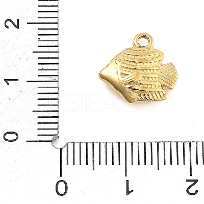 Ion Plating(IP) 304 Stainless Steel Pendants STAS-P379-08B-G-1