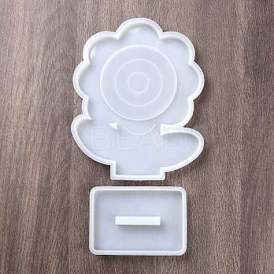 DIY Flower Shape Desk Mirror Frame Silicone Molds LS-DIY-E043-01-1