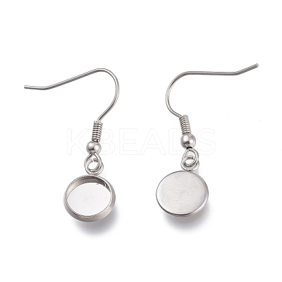 Tarnish Resistant 304 Stainless Steel Earring Hooks STAS-H114-10P-1