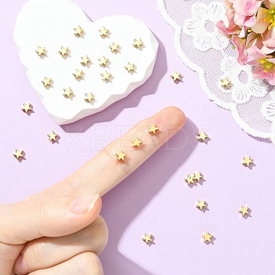 SHEGRACE Brass Star Beads XGRPCU840-300G-1