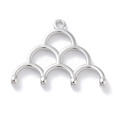 Brass Pendants KK-C077-08P-1