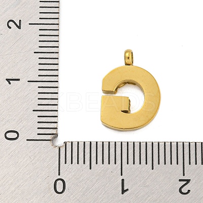 Ion Plating(IP) 304 Stainless Steel Charms STAS-G345-01G-G-1