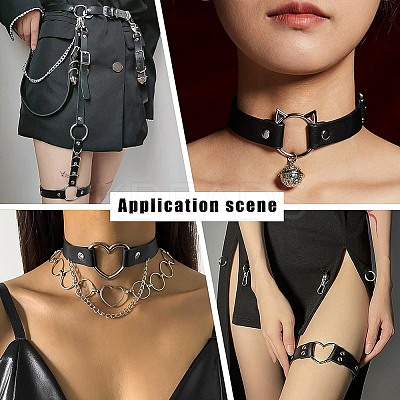 24Pcs 2 Style Alloy Linking Rings FIND-BC0003-32-1