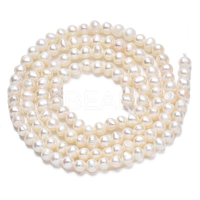 Natural Cultured Freshwater Pearl Beads Strands PEAR-N013-02D-1