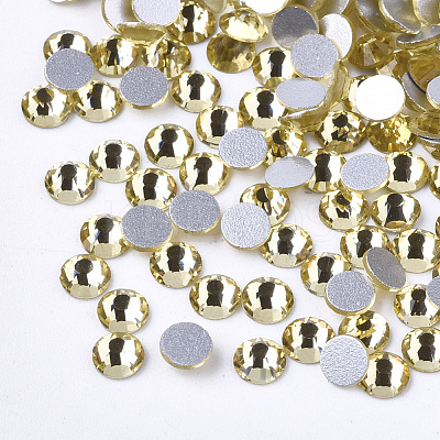 Glass Flat Back Rhinestone Cabochons RGLA-S002-20SS-34-1