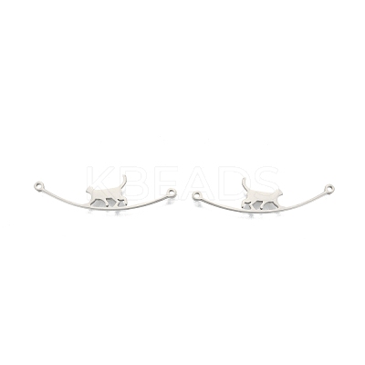 Non-Tarnish 201 Stainless Steel Connector Charms STAS-N098-094P-1