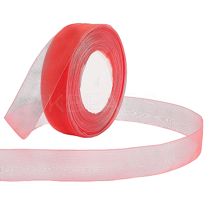 1 Rolls Sheer Organza Ribbon SRIB-CY0001-22A-05-1